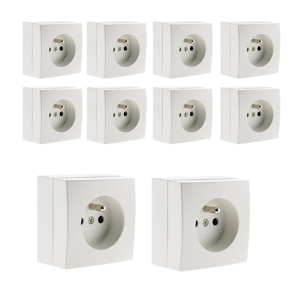 Prise 2P+T Bel'Vue blanc - Zenitech