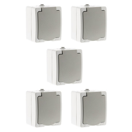 Prise 2P+T saillie raccordement rapide - Zenitech