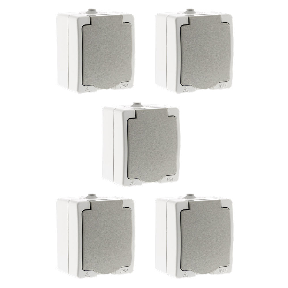 Prise 2P+T saillie raccordement rapide - Zenitech