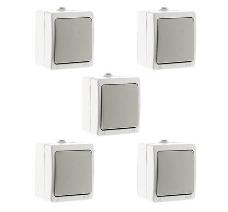Interrupteur Akya va et vient simple IP54 - Zenitech