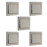 Interrupteur va et vient Inox brossé Art'Flat - Zenitech
