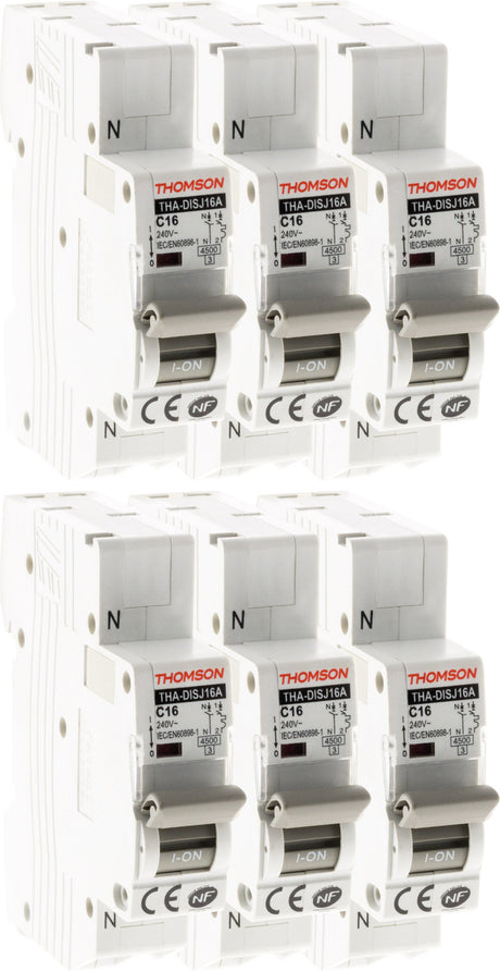 Disjoncteurs connexions automatiques PH+N - Thomson