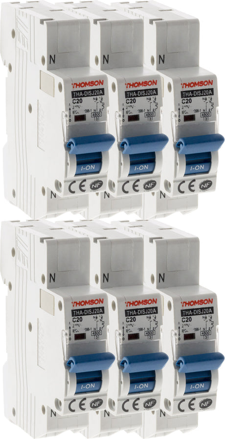 Disjoncteurs connexions automatiques PH+N - Thomson