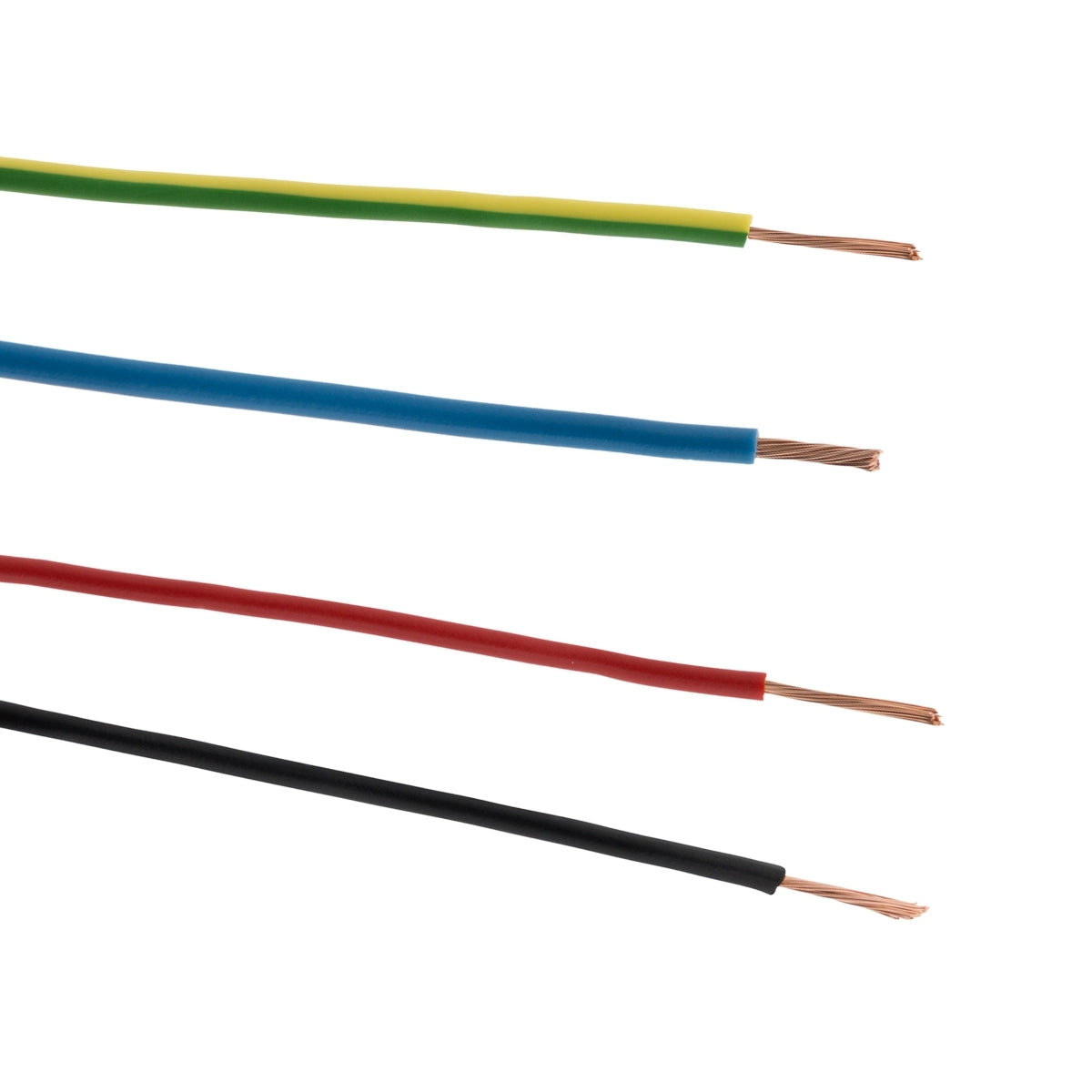 Set de 4 câbles électriques H07VK 1x2,5mm² 10m - Zenitech