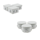 Lot de 6 boîtes de dérivation étanches IP55, entrée sans découpe - Zenitech