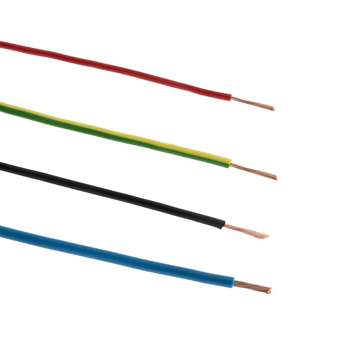 Set de 4 câbles électriques H07VK 1x1,5mm² 5m - Zenitech