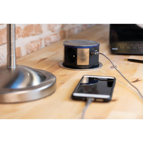 Bloc multiprise encastrable 16A + câble USB OFFERT - Otio