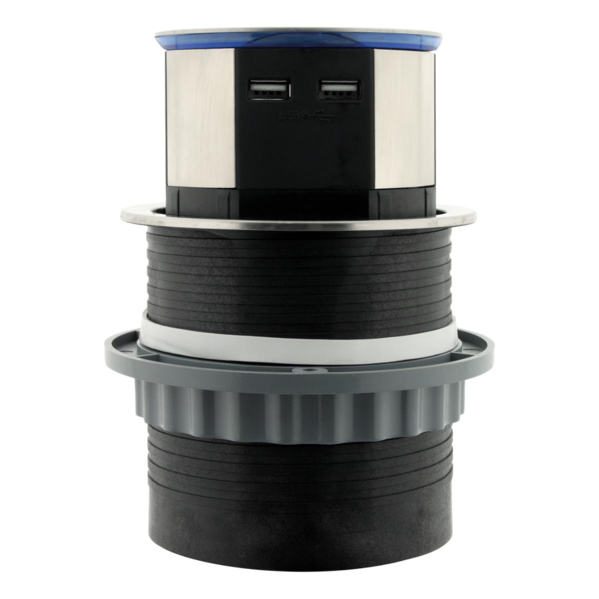 Bloc multiprise encastrable 16A + câble USB OFFERT - Otio