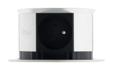 Lot de 2 blocs prises encastrables compacts 2P+T 16A + USB - Otio