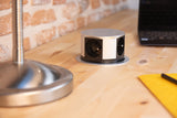 Lot de 2 blocs prises encastrables compacts 2P+T 16A + USB - Otio