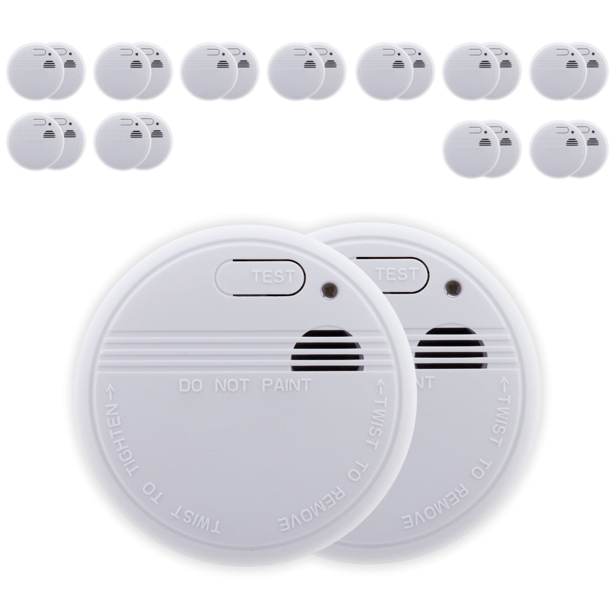 Détecteurs de fumée autonomie 5 ans - pile + accessoires - Otio