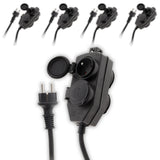 Boitier dérivation 4 prises IP44 5m Zenitech