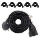 Lot de 6 prolongateurs bague 16A HO5VV-F 3G1,5mm² - Zenitech