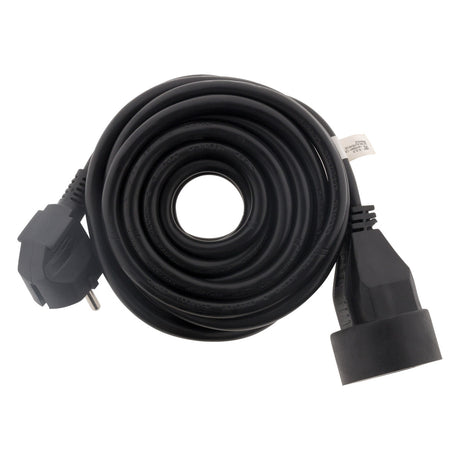 Lot de 5 prolongateurs 16A HO5VV-F 3G1,5mm² - Noir 3m - Zenitech