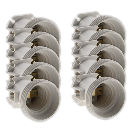 Lot de douilles de chantier E27 sans bague - Zenitech