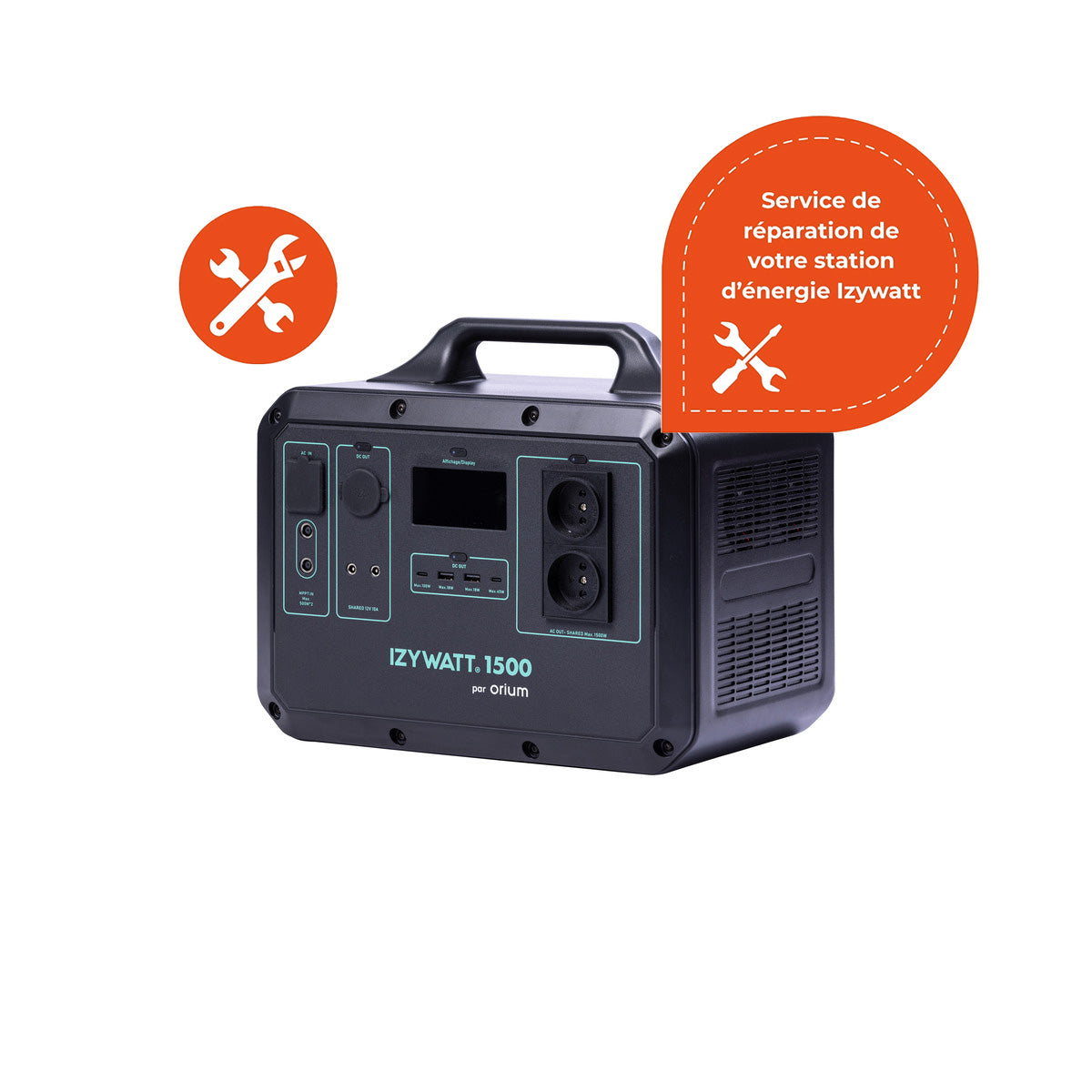 Service de réparation pour station Izywatt 1500