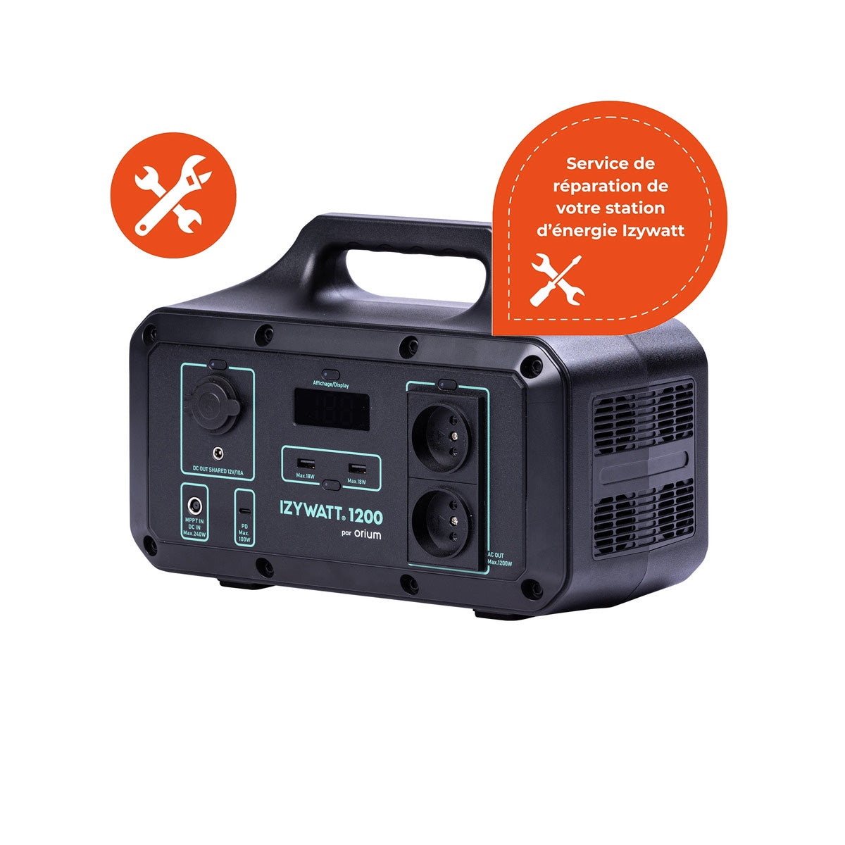 Service de réparation pour station Izywatt 1200