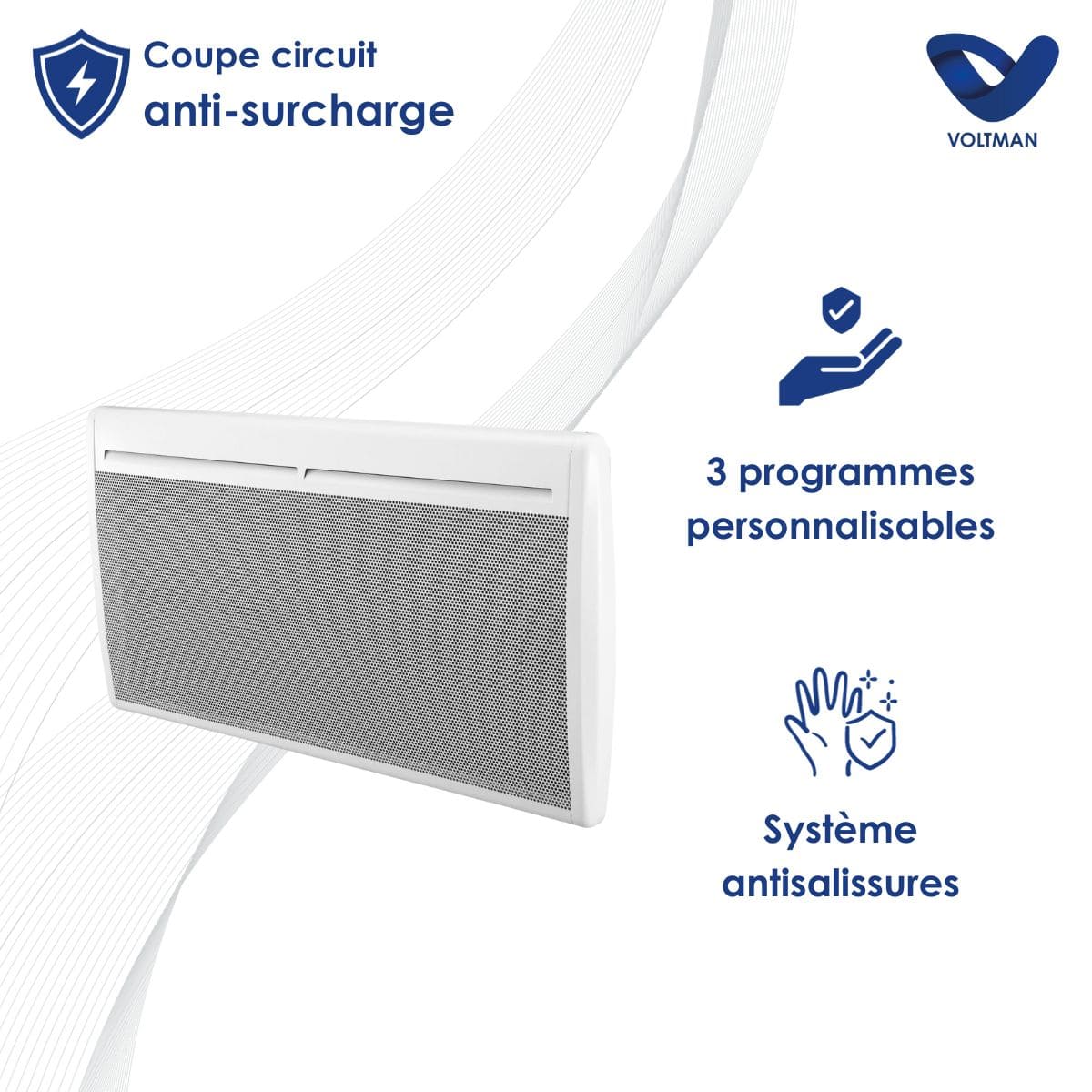 Chauffage électrique panneaux rayonnants - Voltman