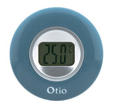 Lot de 2 - Thermomètre d'intérieur - Bleu canard écran LCD - Otio