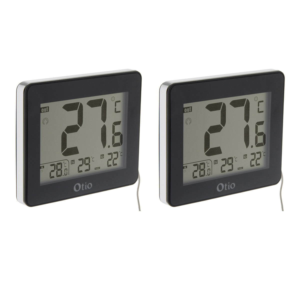 Thermomètre intérieur extérieur filaire - Otio