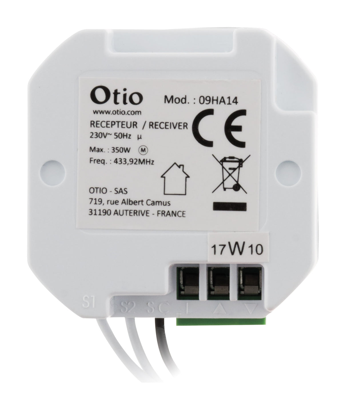 Module encastrable volets roulants - Otio