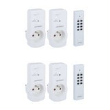 Lot de prises 10A 2P+T télécommandées - Zenitech