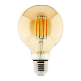 Ampoule déco filament LED ambrée E27 - Elexity