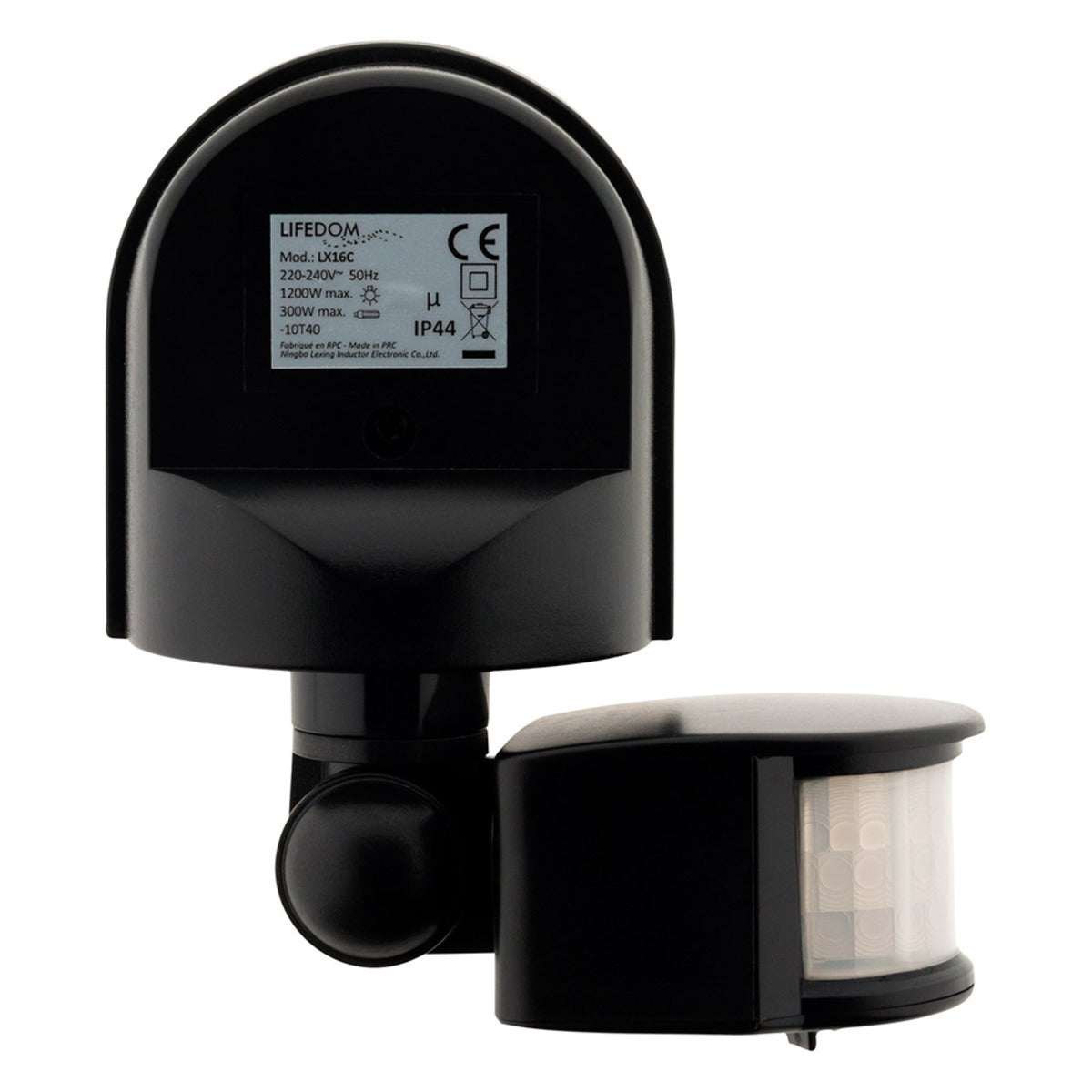 Détecteur mouvement IP44 - tête orientable - 1200W - Zenitech