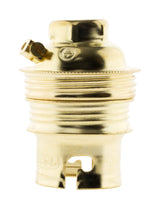Douille B22 acier laitonné - Zenitech