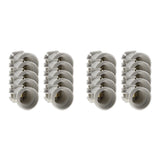 Lot de douilles de chantier E27 - blanc - Zenitech