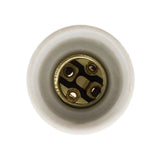 Douille E14 laiton bague porcelaine - Zenitech