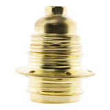 Douille E27 acier laitonné double bague - Zenitech