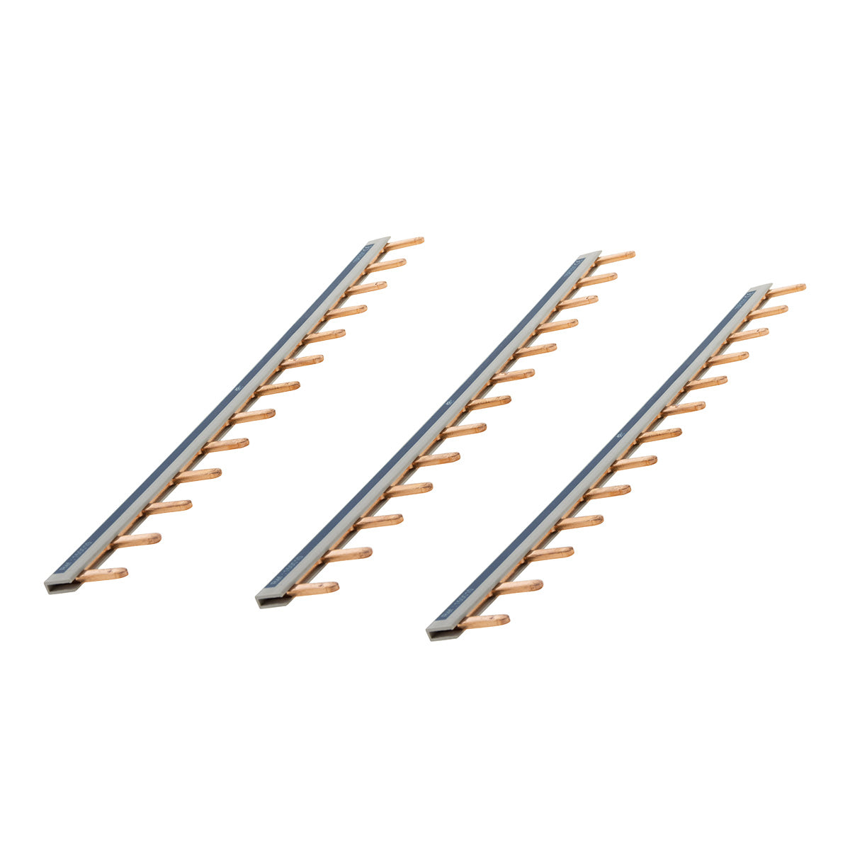 Lot de 3 peignes de raccordement universels 13 modules - acier - Zenitech