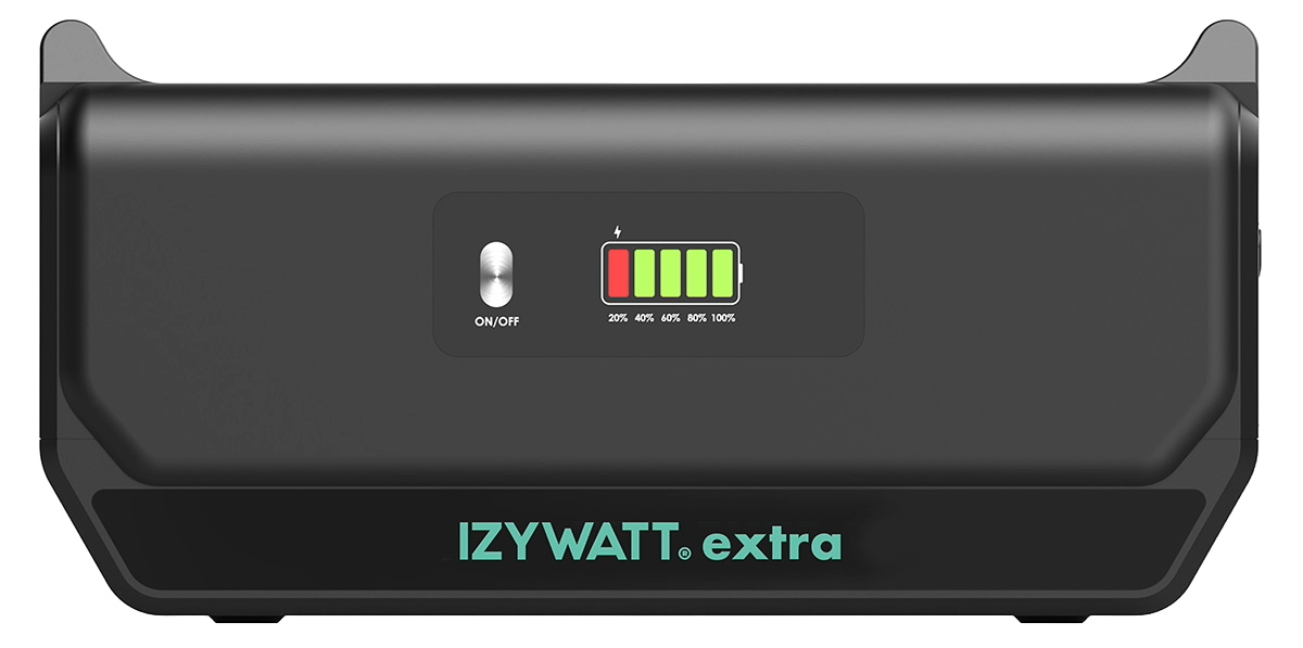 Station électrique IZYWATT.eco 2048Wh injection réseau + panneau solaire 440W + batterie Izywatt.extra - Orium