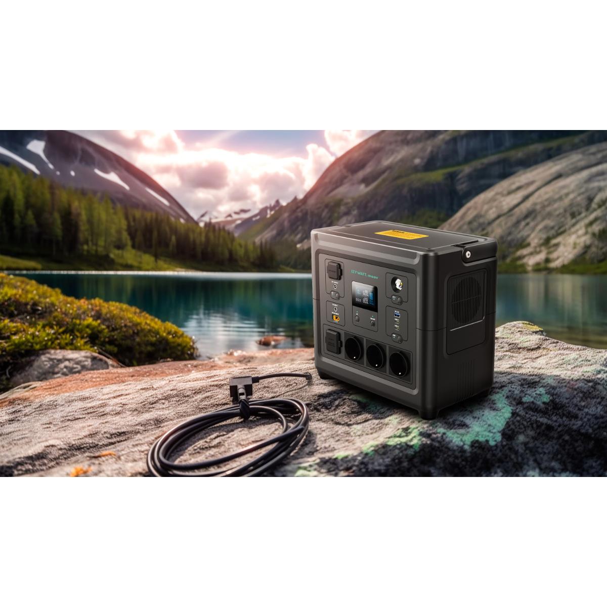 Station électrique nomade IZYWATT.moov - 835 Wh + panneau solaire 160W