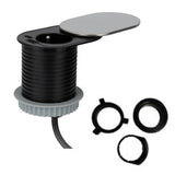 Bloc encastrable Gliss Ø60mm USB A+C + 3 bagues adaptation - Otio