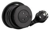 Prise encastrée EasyEject + USB + 3 bagues d'adaptation Ø60/80mm - Otio