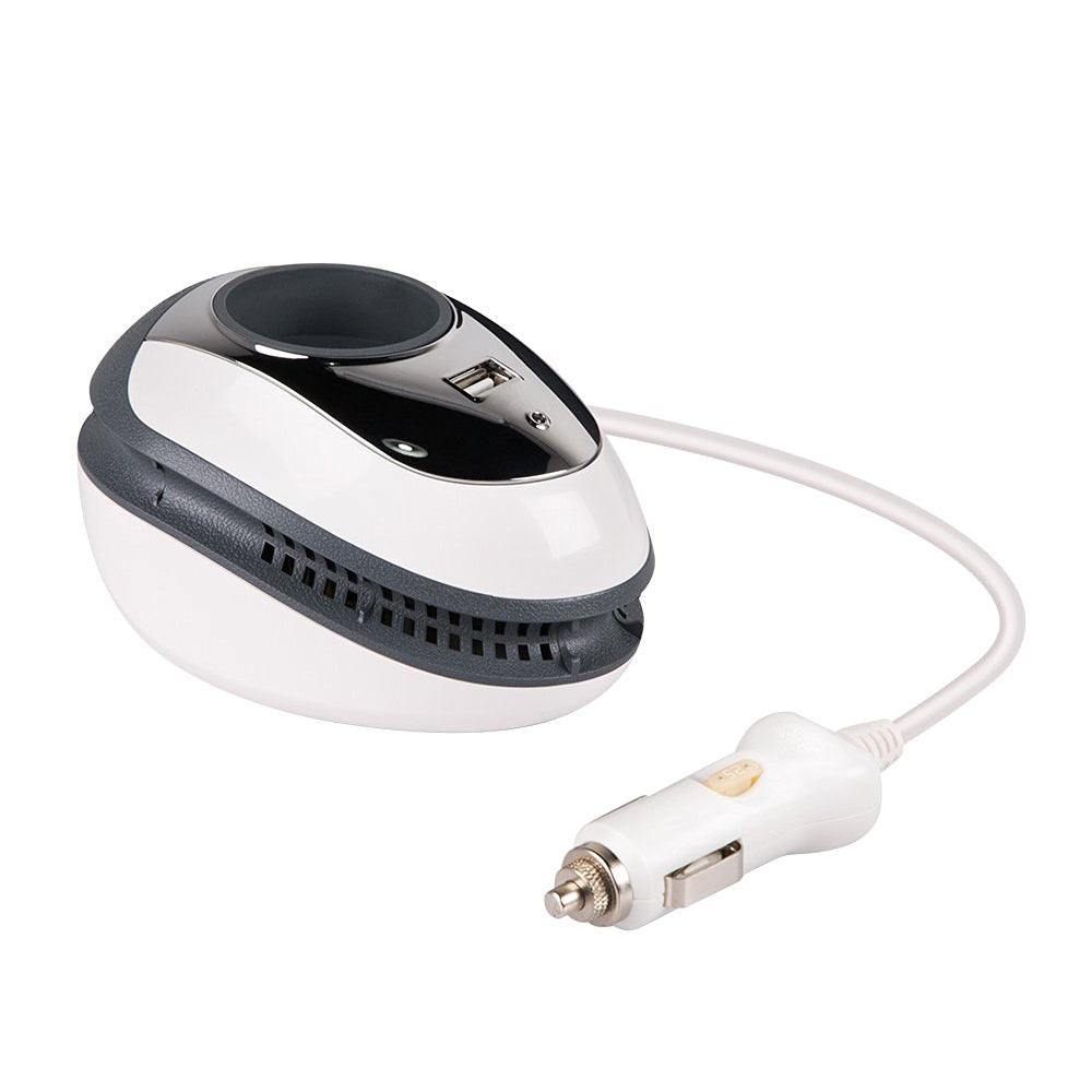 Convertisseur de voiture 12V 230V 150W EU + USB2,4A CARWATT - Watt and Co