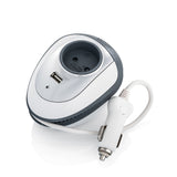 Convertisseur de voiture 12V 230V 150W EU + USB2,4A CARWATT - Watt and Co