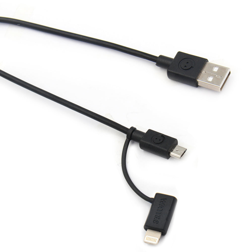 Câble USB 3,0 vers Micro USB + Lightning - Watt and Co