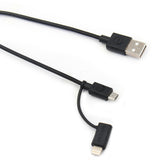 Câble USB 3,0 vers Micro USB + Lightning - Watt and Co
