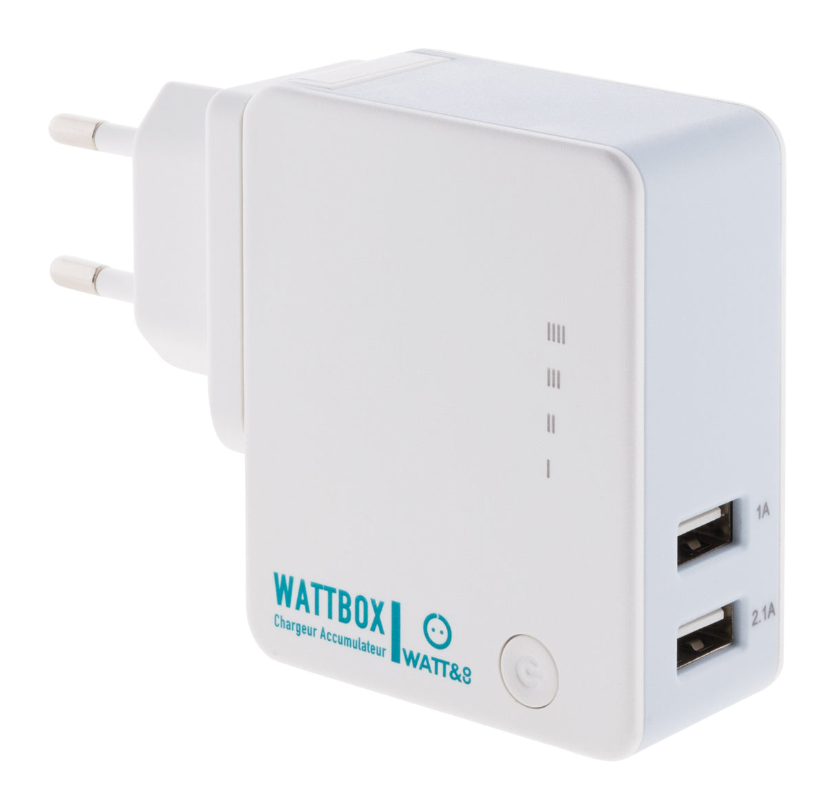 Chargeur USB universel + powerbank intégrée 2600 mAh - Watt and Co