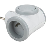 Biplite rotative compacte + interrupteur 2x16A (2P+T) - Watt and Co