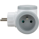 Biplite rotative compacte + interrupteur 2x16A (2P+T) - Watt and Co