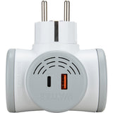 Biplite rotative design et compacte 16A + USB A/C - Watt and Co