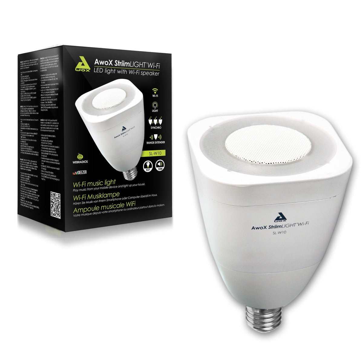 Ampoule E27 musicale connectée Wi-Fi - Chacon