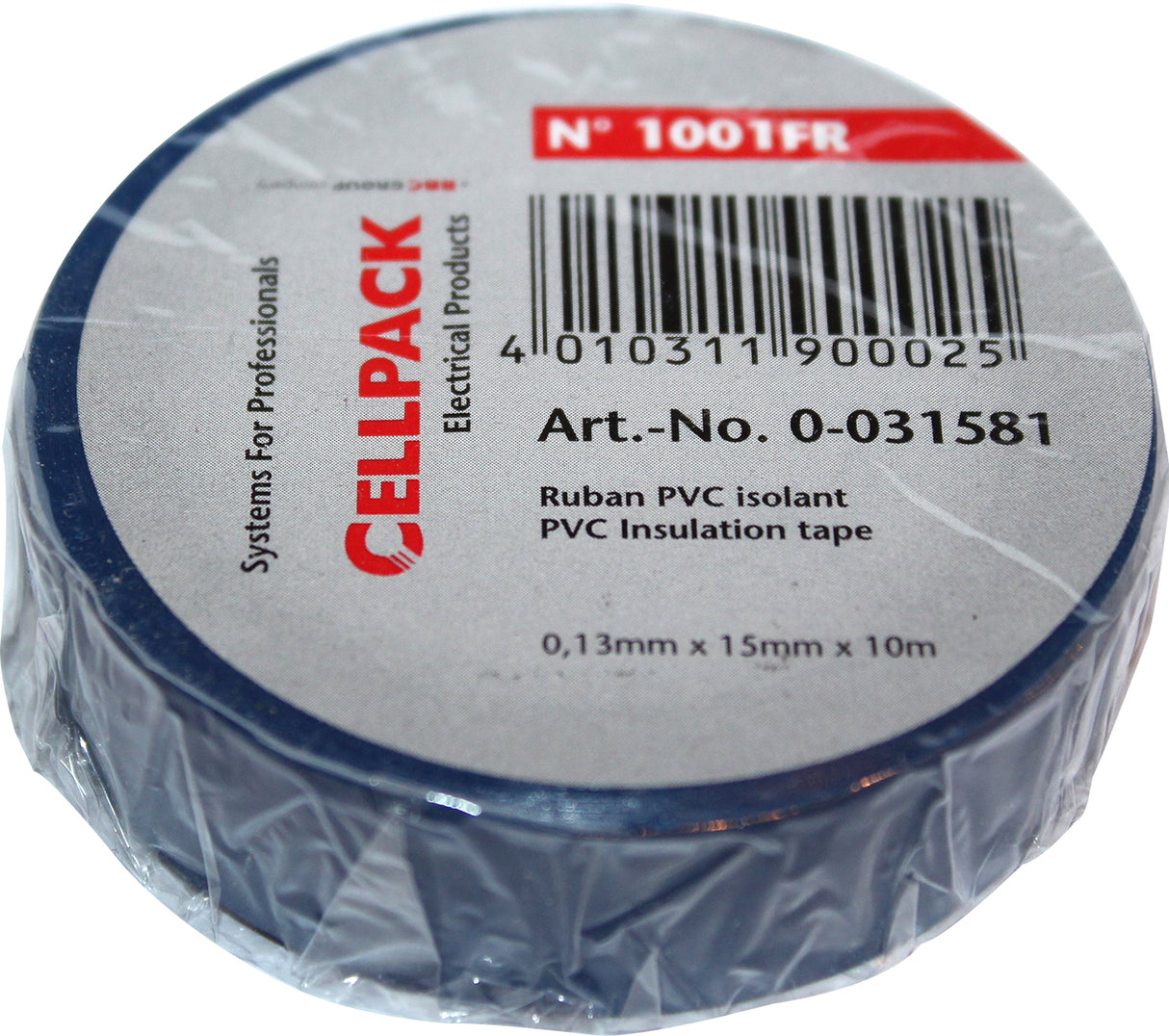 Ruban adhésif 10m x 15mm Zenitech