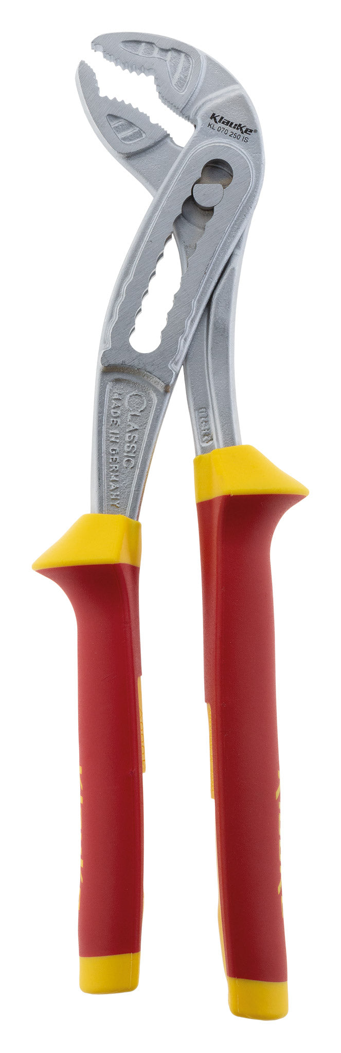 Pince multiprise a crémaillère isolée 1000V capacité de serrage 50mm - Klauke