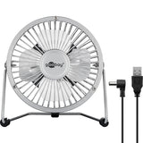 Mini ventilateur Ø13cm - rechargeable USB - Goobay