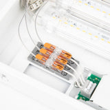 Borne à leviers S221 In Line 4mm² – rigides & souples – (vendue à l'unité) - Wago